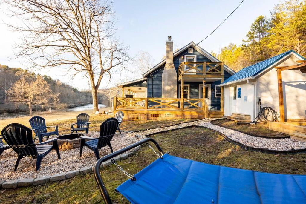 Riverside Relaxer W/Hot Tub+Fire Pit +Wifi & View 富兰克林 外观 照片