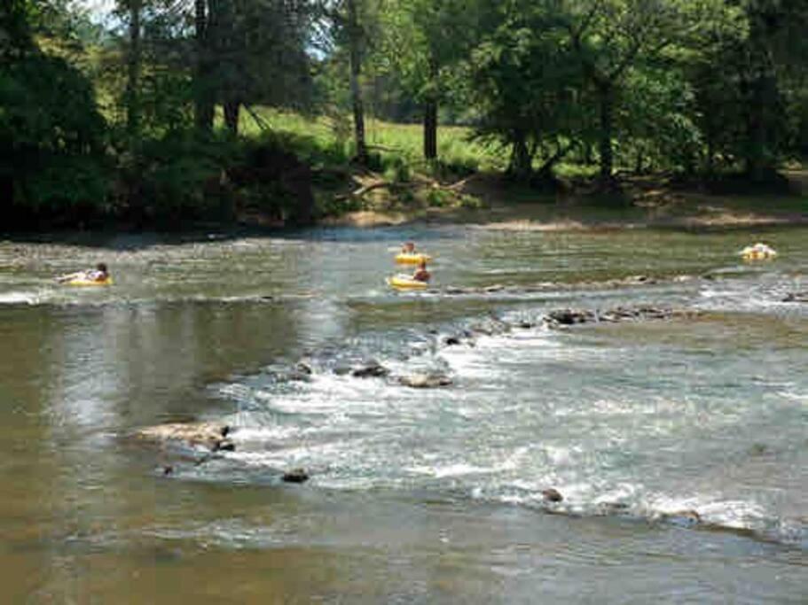 Riverside Relaxer W/Hot Tub+Fire Pit +Wifi & View 富兰克林 外观 照片