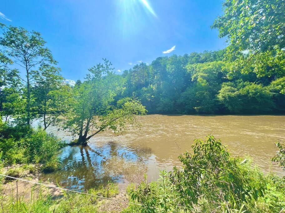 Riverside Relaxer W/Hot Tub+Fire Pit +Wifi & View 富兰克林 外观 照片